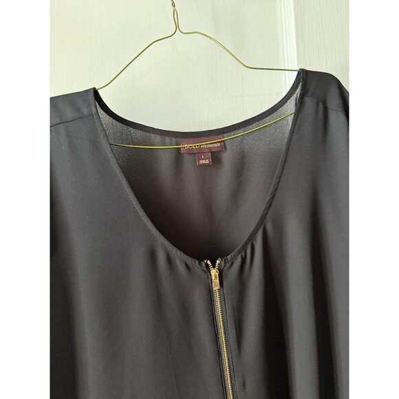 Bold Elements women’s size large black blouse - Picture 3 of 6